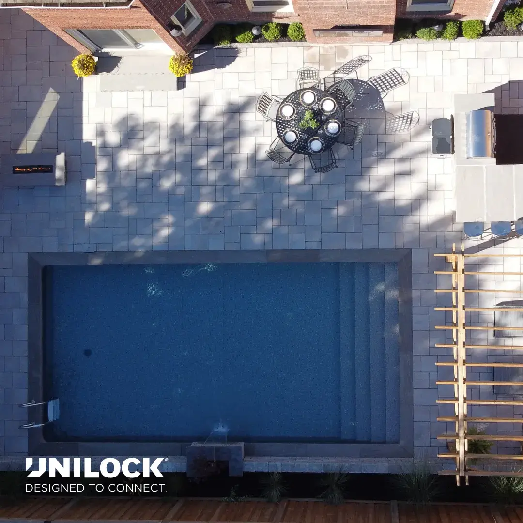 An MWG build featured in Unilock's Designed to Connect campaign